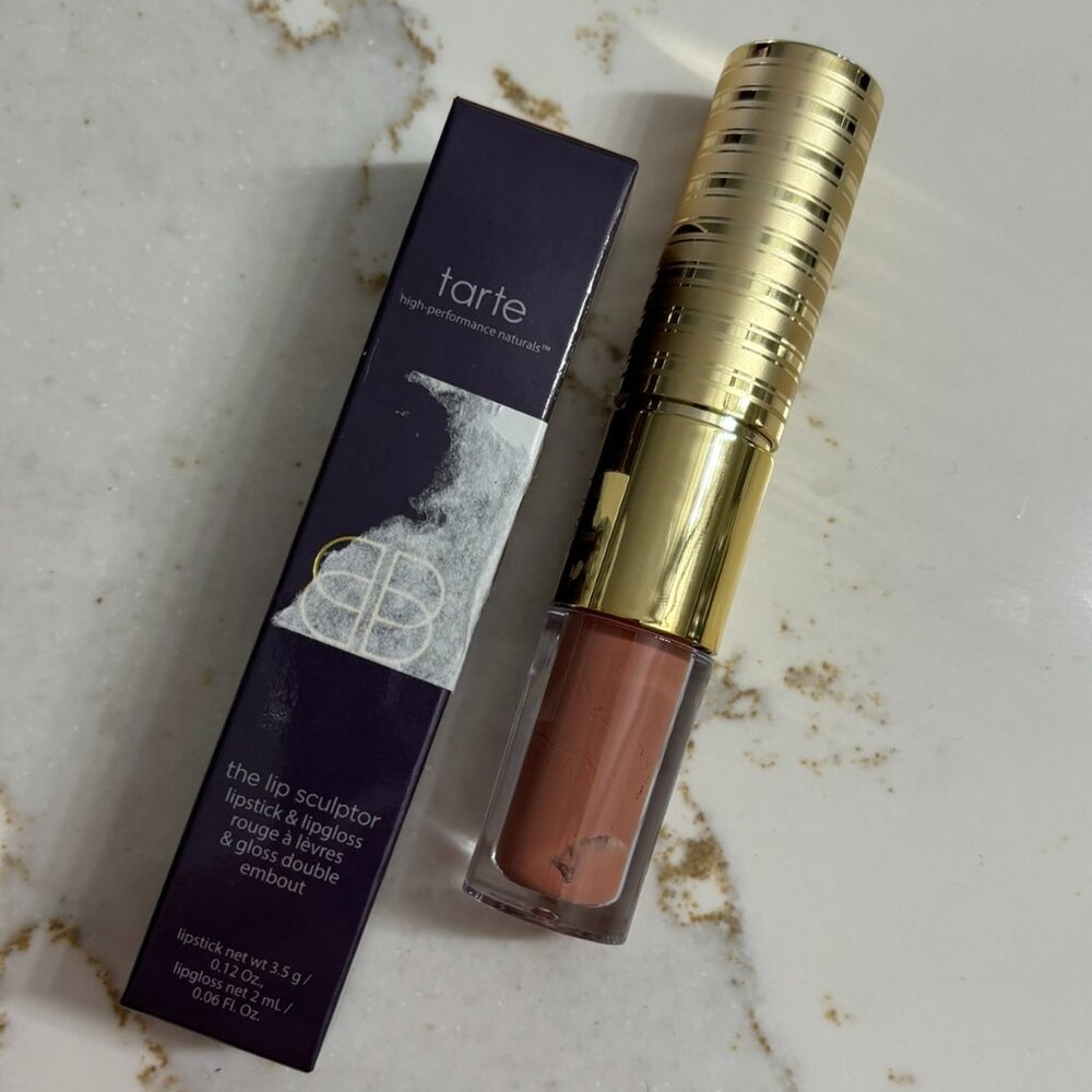 NEW! Tarte The Lip Sculptor Lipstick + LipGloss in JAM New in Box!